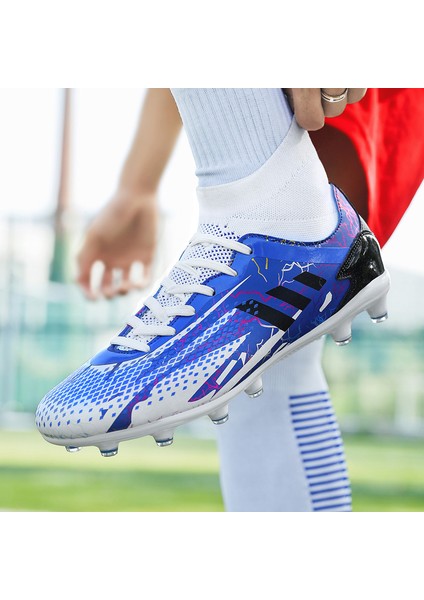 Erkekler ve Erkek Futbol Profilli Futbol Ayakkabısı Uzun Sivri Açık Hafif Yüksek Ayak Bileği Spor Ayakkabı (Yurt Dışından) fiyatları