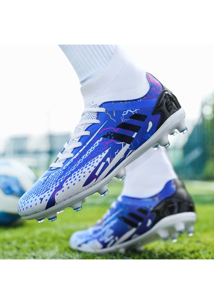 Erkekler ve Erkek Futbol Profilli Futbol Ayakkabısı Uzun Sivri Açık Hafif Yüksek Ayak Bileği Spor Ayakkabı (Yurt Dışından) indirimleri