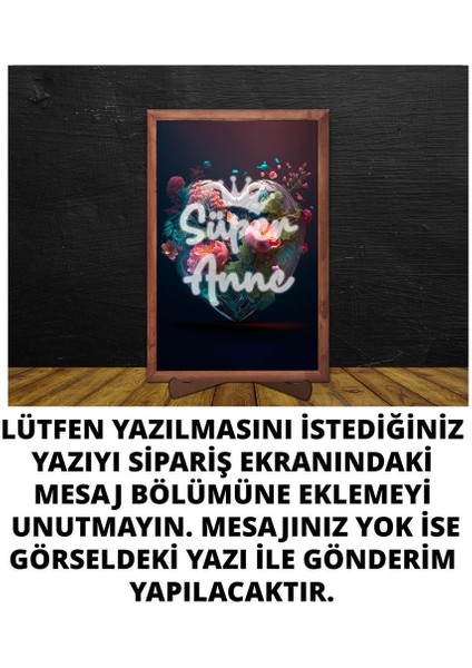 Işıklı Pleksi Çiçekli Kalp Temalı Sürpriz Tablo Dekoratif Ayaklı Biblo Anneler Günü Hediyesi indirimleri