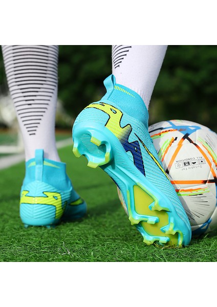 Erkek Fg/ag Futbol Ayakkabısı Spor Ayakkabı Krampon Futsal Futbol Ayakkabısı Çocuk Erkek Çocuk (Yurt Dışından) indirimleri