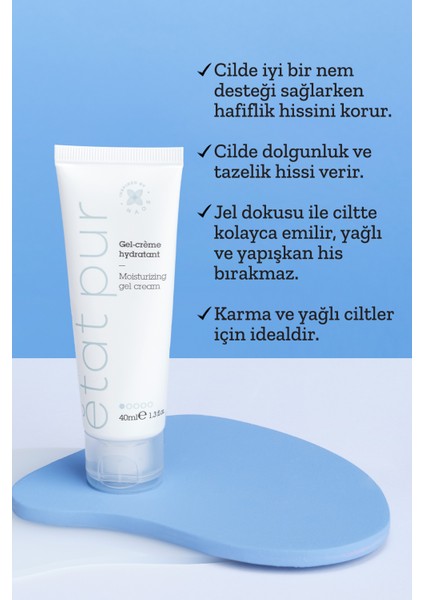 Etat Pur Moisturizing Gel Nemlendirici Yüz Kremi 40ML