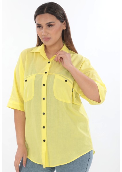 %100 Cotton Büyük Beden Gömlek modelleri