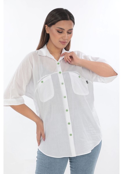 %100 Cotton Büyük Beden Gömlek modelleri
