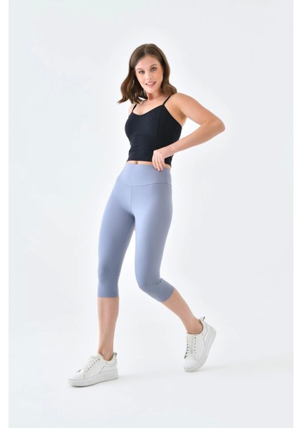 Yüksek Bel Toparlayıcı Diz Altı Kapri Tayt Capri modelleri