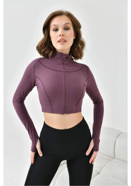 Kadın Crop Spor Ceket fiyatları