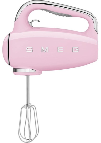 SMEG HMF01PKEU 50'S STYLE PEMBE EL MİKSERİ