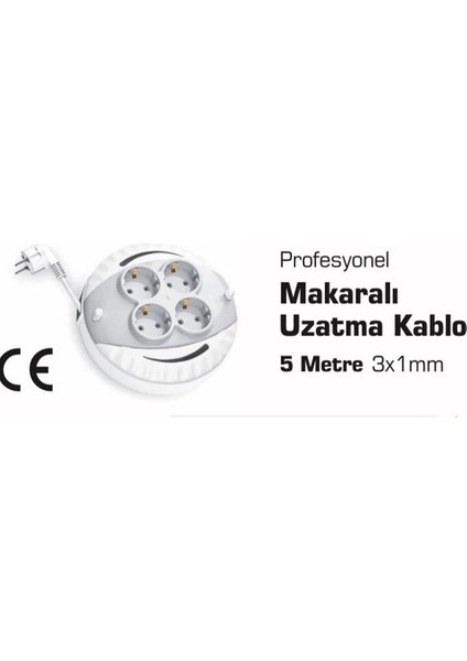 2190 Prosfesyonel Uzatma Kablosu  3*1 5mt