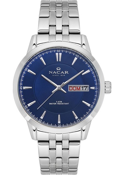 NC21-294740-ALM Klasik Erkek Kol Saati (Paslanmaz Çelik)
