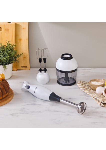 Pro-Midi Plus 3'lü Blender Set Pearl White 1000W