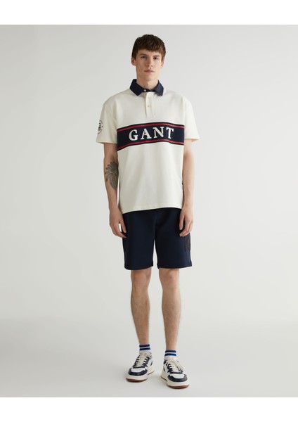 Erkek Lacivert Regular Fit Logolu Şort 2724129T.433