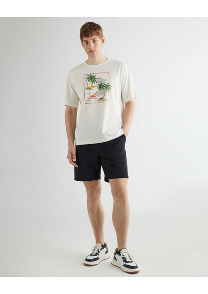 Erkek Lacivert Regular Fit Şort 2724139T.433