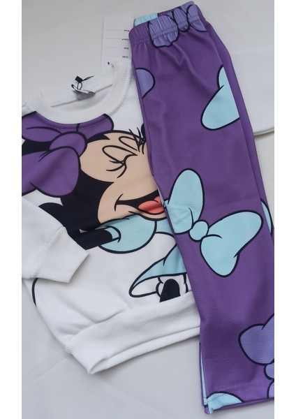 Kız Çocuk Mickey Mauseli Takım