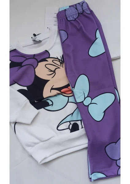 S.K Butik Kız Çocuk Mickey Mauseli   Takım