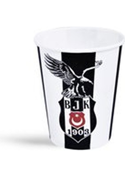 Beşiktaş Karton Bardak  8li