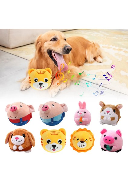 Yavru Top Aktif Hareketli Pet Peluş Oyuncak Şarkı Söyleyen Köpek Çiğneme Squeaker Kabarık Oyuncak (Yurt Dışından) fiyatları
