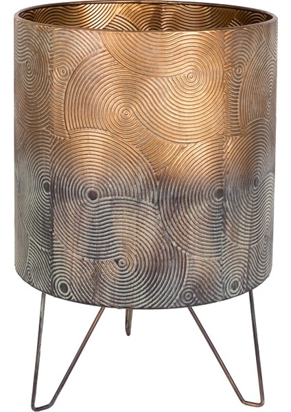 Metal Saksı Ayaklı 30,5X45.5 Cm.