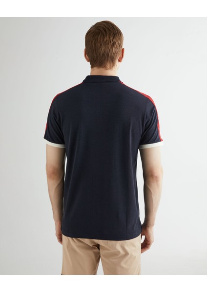 Erkek Lacivert Regular Fit Renk Bloklu Polo 2424123T.433 fiyatları