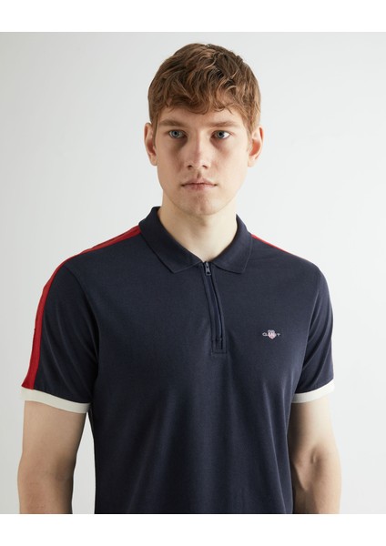 Erkek Lacivert Regular Fit Renk Bloklu Polo 2424123T.433 fırsatları