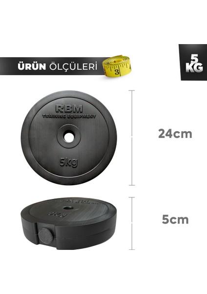 20 kg Dambıl Seti (Dumbell) Ağırlık Seti