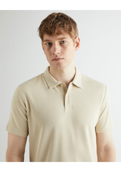 Erkek Bej Regular Fit Polo 2062021.239 fırsatları