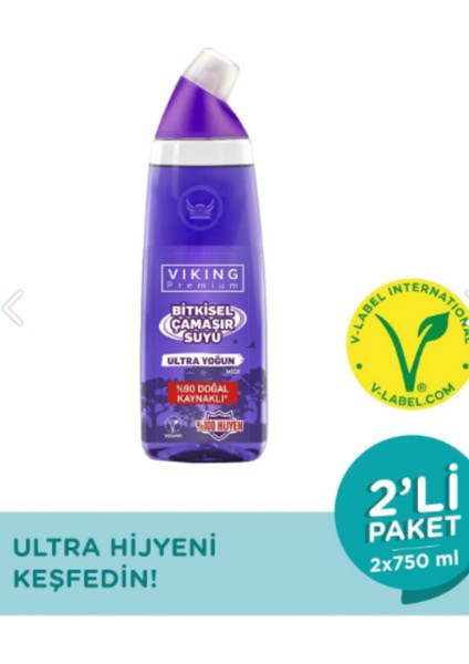 Premium Çamaşır Suyu 750 ml 2 Adet