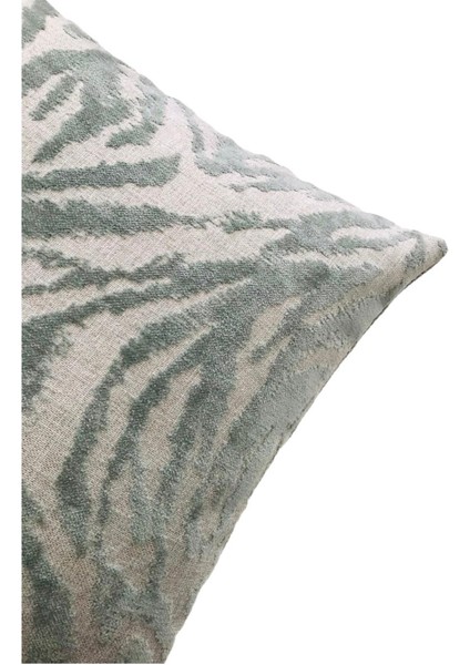 Zebra Desenli Mint Kırlent Kılıfı 45CM*45CM fırsatları