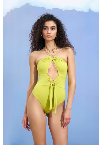 Shikoo Swimwear Isabella Halka Detaylı Straplez Mayo