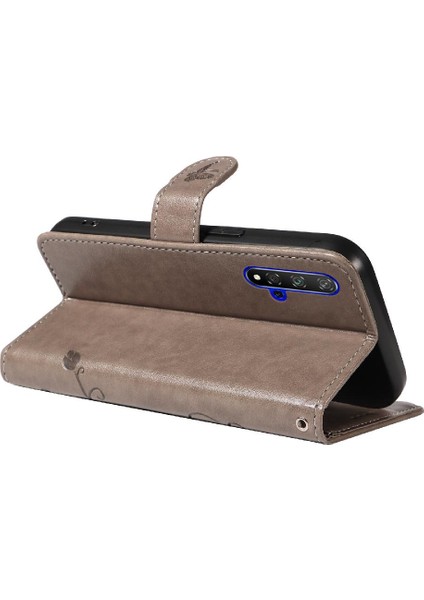 El Kayışı ve Kart Yuvası ile Huawei Nova 5t Için Flip Case Yüksek Kalite (Yurt Dışından)
