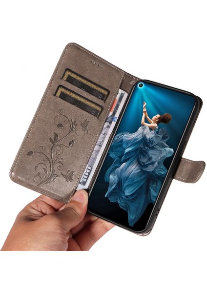 El Kayışı ve Kart Yuvası ile Huawei Nova 5t Için Flip Case Yüksek Kalite (Yurt Dışından)