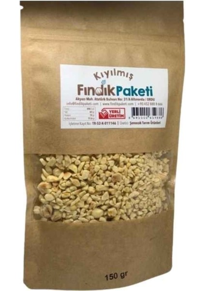 Kavrulmuş Kıyılmış Fındık (Pirinç) Doypack 1.kalite Glutensiz Taze Yeni Mahsul 150GR fiyatları