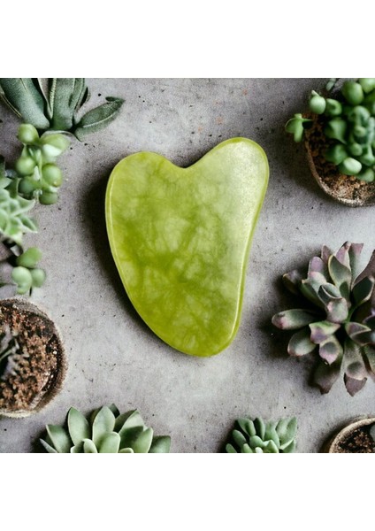 Natural Stone Collection - Gua Sha Yeşim Masaj Taşı