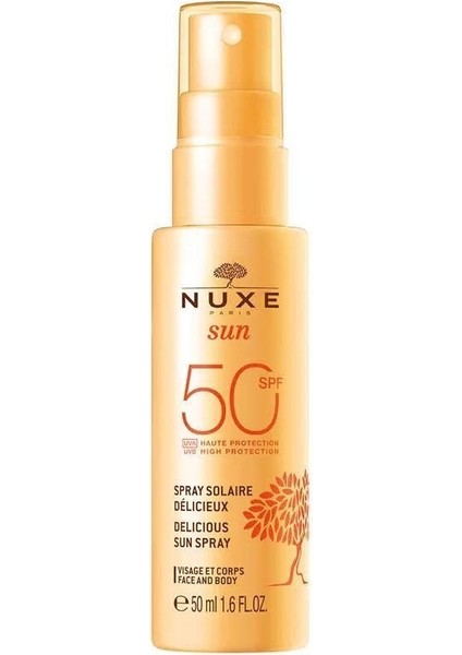 Sun Yüz ve Vücut Spreyi SPF50 50 ml