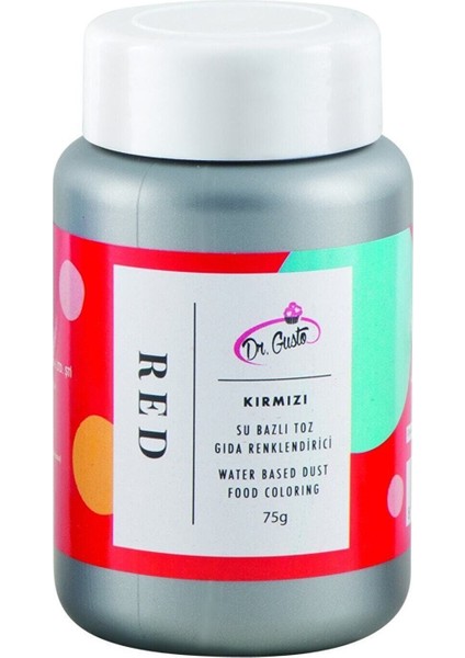 Su Bazlı Toz Boya 75GR - Kırmızı