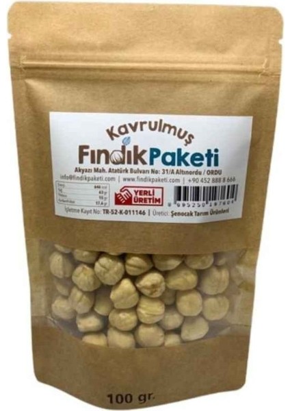 Çifte Kavrulmuş Iç Fındık Iri Taneli Iri Boy Çıtır Iç Fındık %100 Taze Lezzetli Yeni Mahsul 100GR