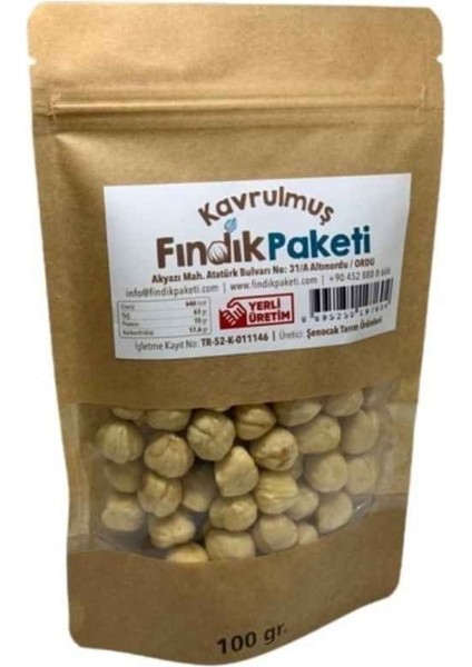 Çifte Kavrulmuş Iç Fındık Iri Taneli Iri Boy Çıtır Iç Fındık %100 Taze Lezzetli Yeni Mahsul 100GR