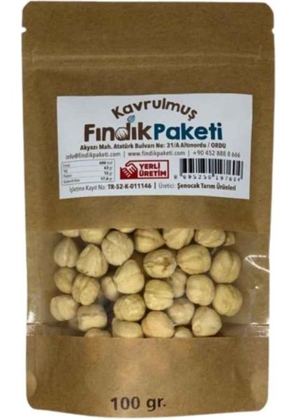 Çifte Kavrulmuş Iç Fındık Iri Taneli Iri Boy Çıtır Iç Fındık %100 Taze Lezzetli Yeni Mahsul 100GR