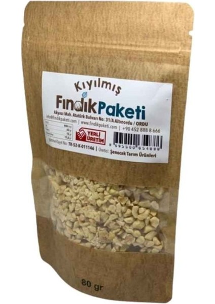 Kavrulmuş Kıyılmış Fındık (Pirinç) Doypack 1.kalite Glutensiz Taze Yeni Mahsul 80GR fiyatları