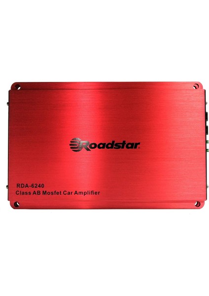 Garaj Dünyası Roadstar RDA-6240 4 Kanal Ab Klass Oto Amfi 3000W Maksimum 4X60W Rms