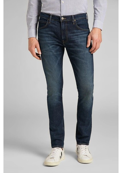 Luke Slim Tapered Fit Normal Bel Esnek Jean Kot Pantolon