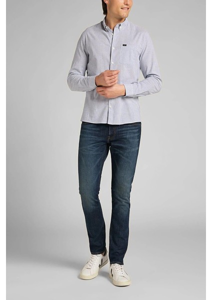 Luke Slim Tapered Fit Normal Bel Esnek Jean Kot Pantolon fiyatları