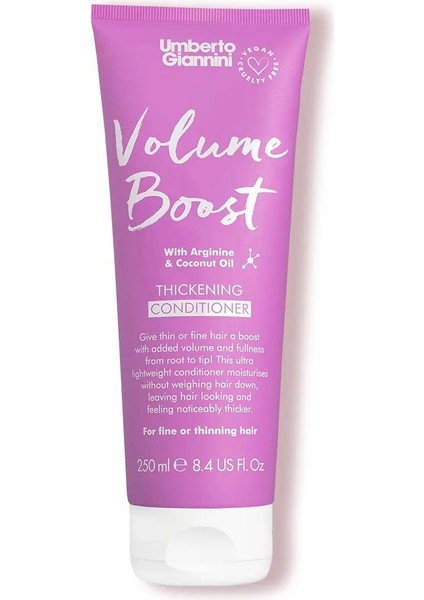 Umberto Giannini Volume Boost Hacim Arttırıcı Saç Kremi 250 Ml