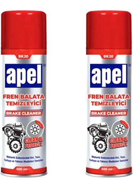 BK20 Fren Balata Temizleyici 500 ml x 2 Adet