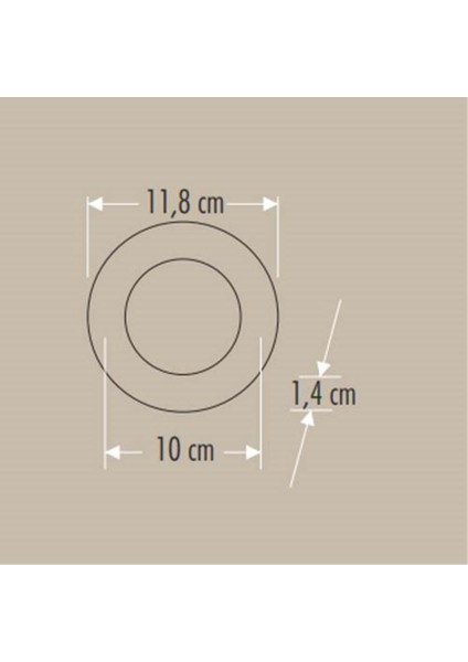 6W Slim Panel (Siyah Kasa) (3200K) (Günışığı) Cat CT-5125G modelleri