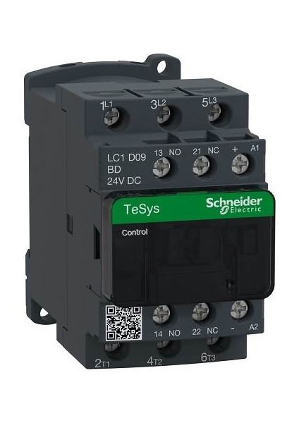 4kw 9A 1na+1nk 24VDC Kontaktör Tesys Deca Sn LC1D09BD