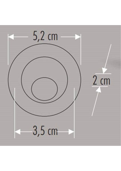 1,5W Power LED Ufo Spot (Hareketli) (Mavi) Cat CT-5268M