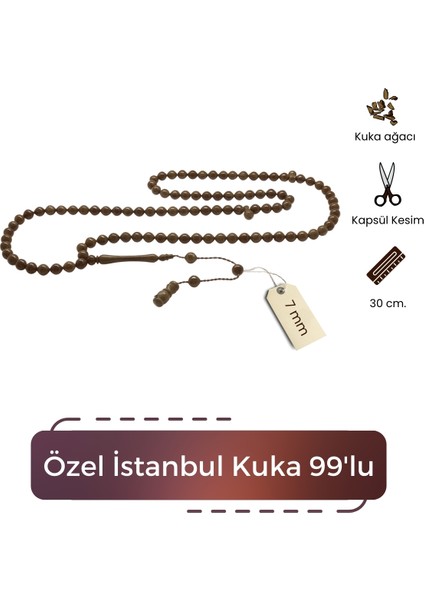 Özel Istanbul Kuka 99'lu 7ml Tesbih