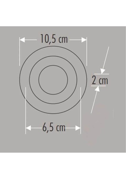 7W Panel LED Armatür (Beyaz) (Mavi) Cat CT-5150B modelleri