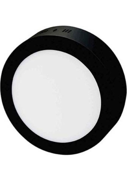 18W Sıva Üstü LED Panel (Siyah Kasa) (3200K) (Yuvarlak) Cat CT-5235G