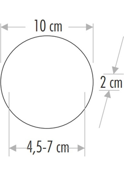 10W x Plus LED Panel Sıva Altı Ayarlı Ayaklı (Günışığı) Cat CT-5660G fırsatları