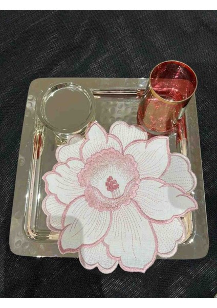 Lotus Kokteyl Peçete 2'li Pembe